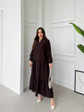 Ivory Tiered Button Maxi Dress