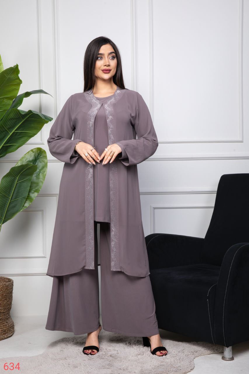 Mocha Luxe 3-Piece Co-ord Set