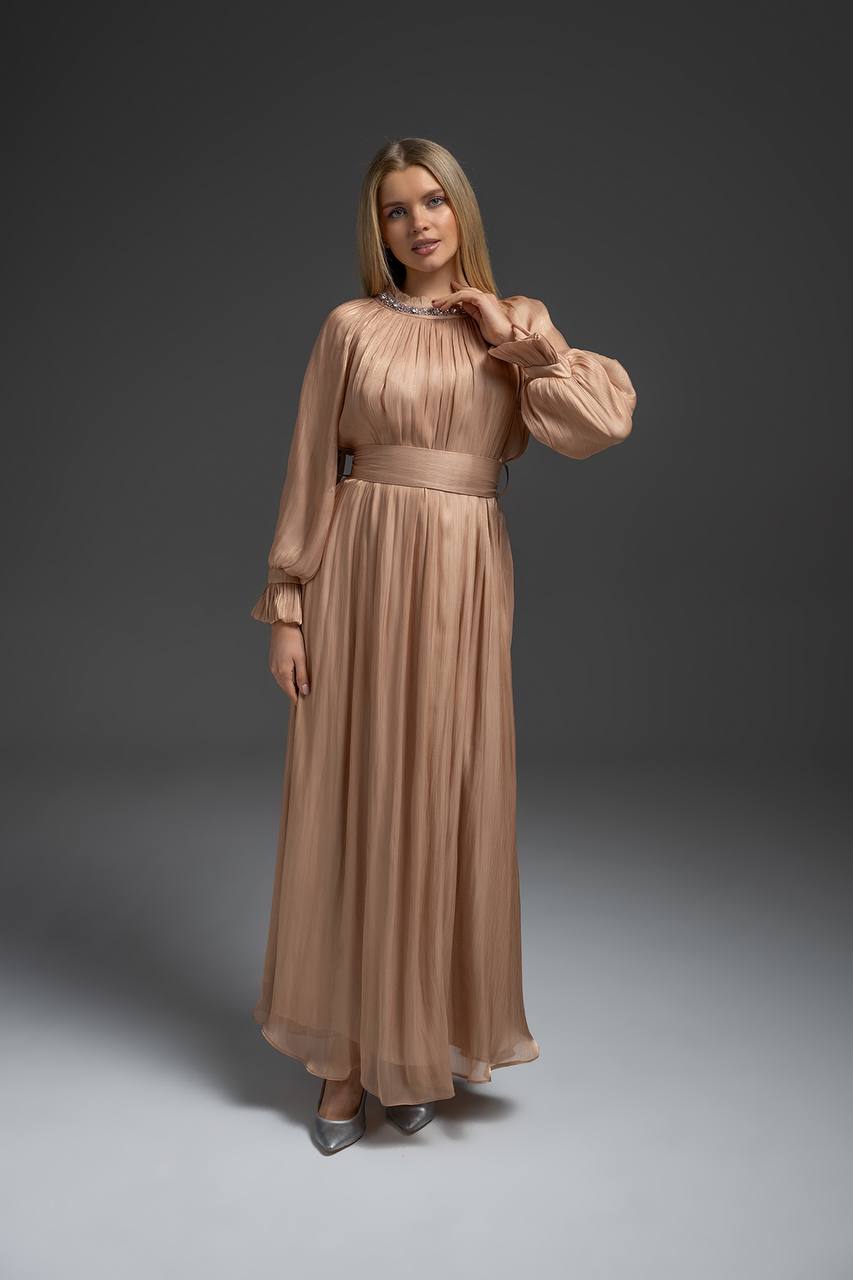 Golden Dusk Maxi Dress