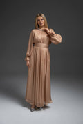Golden Dusk Maxi Dress