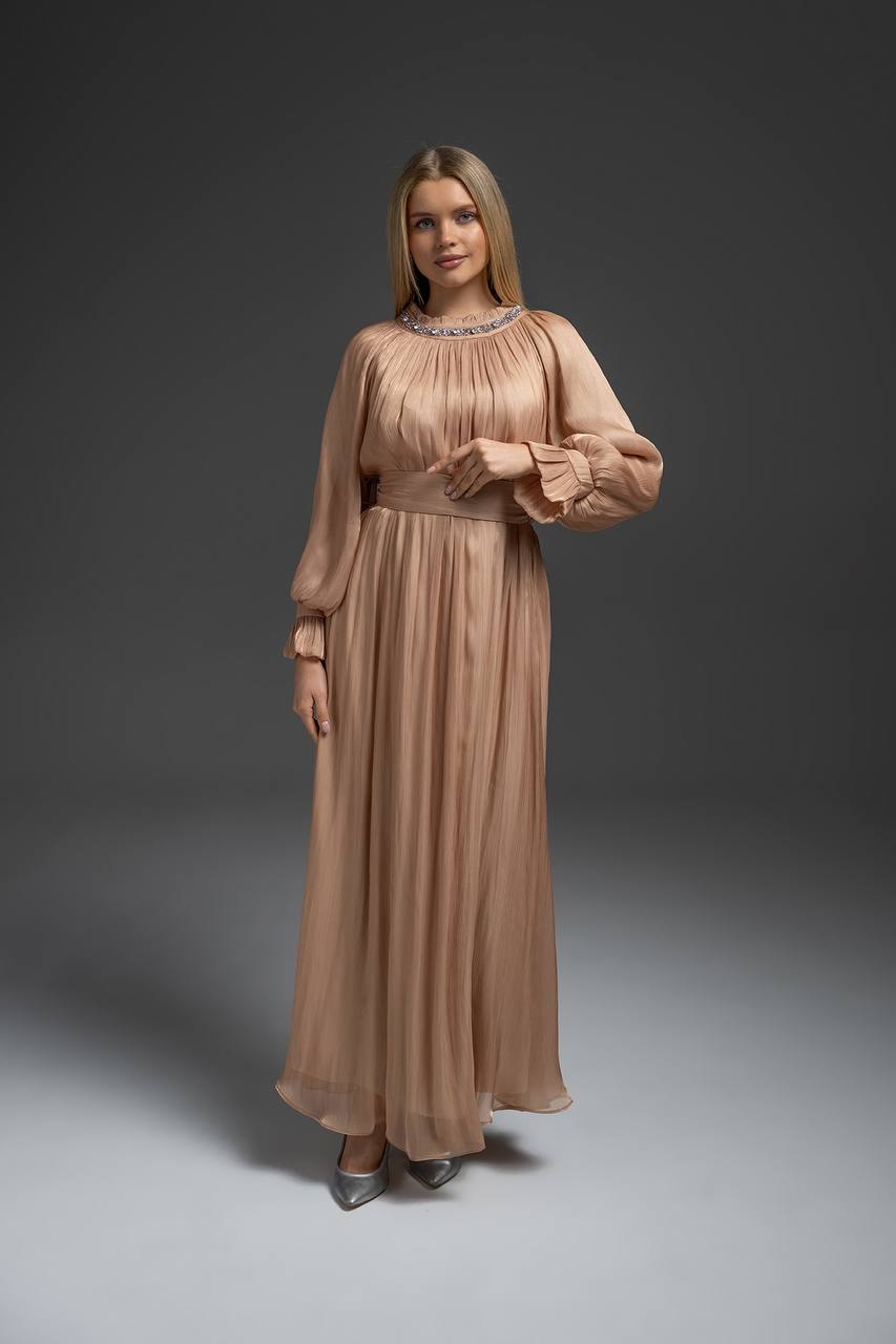 Golden Dusk Maxi Dress