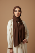 Kuwait Royal Hijab – Rich Chocolate
