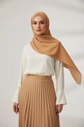 Kuwait Chiffon Hijab – Warm Camel