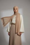 Kuwait Royal Hijab – Sand Beige