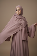 Kuwait Chiffon Hijab – Dusty Mauve