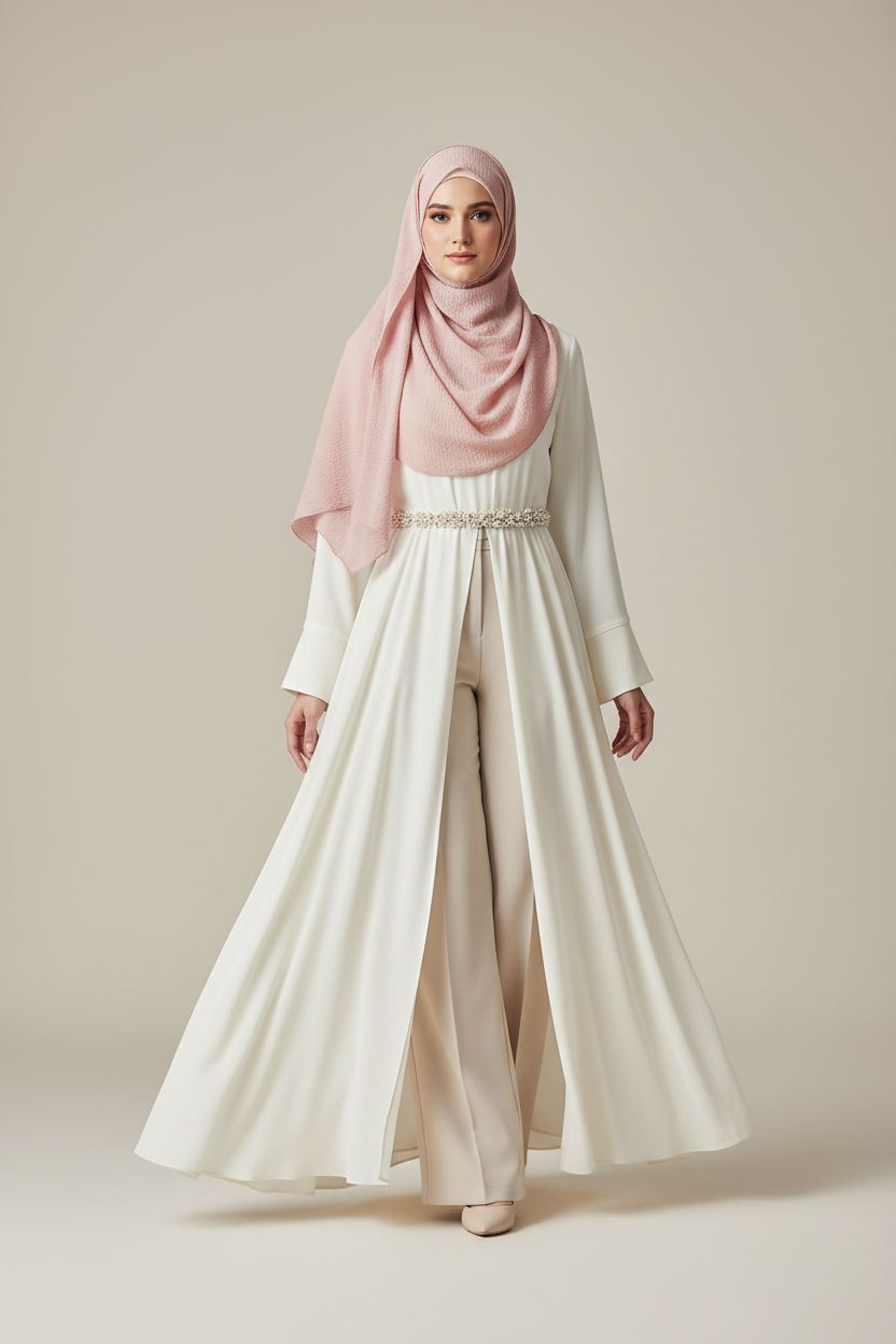 Kuwait Royal Hijab – Powder Pink