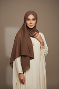 Kuwait Chiffon Hijab – Mocha Brown