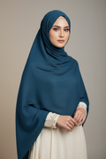 Kuwait Chiffon Hijab – Deep Ocean