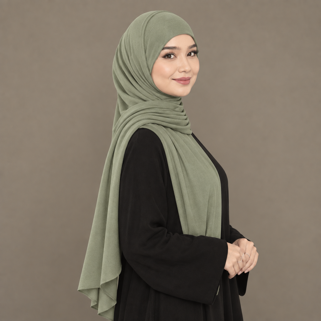 Muted pistachio